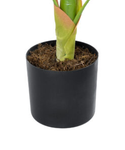 GloboStar® Artificial Garden BLOOD BANANA PLANT 20944 – Διακοσμητικό Φυτό Αιματόφυλλη Μπανανιά Φ70 x Υ90cm