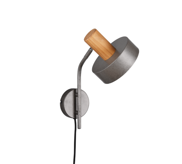 Φωτιστικό Τοίχου Trio Lighting   E14 Νίκελ Αντικέ Μεταλλικό    209500167