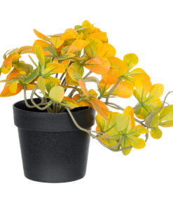 GloboStar® Artificial Garden SCHEFFLERA MIX PLANT 20955 Διακοσμητικό Φυτό Σεφλέρα Φ20 x Υ18cm