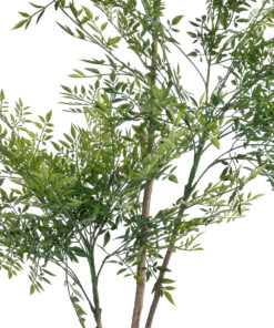 GloboStar® Artificial Garden GREEN NANDINA PLANT 20965 Διακοσμητικό Φυτό Πράσινη Ναντίνα Φ66 x Υ150cm