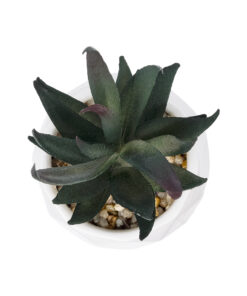 GloboStar® Artificial Garden SUCCULENT ALOE POTTED PLANT 20978 Διακοσμητικό Φυτό Αλόης Φ7 x Υ14cm