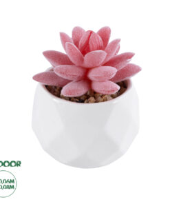 GloboStar® Artificial Garden SUCCULENT SEDEVERIA 20981 Διακοσμητικό Φυτό Παχύφυτο Σεντεβέρια Υ8cm