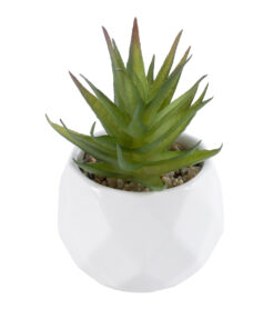 GloboStar® Artificial Garden SUCCULENT ALOE 20982 Διακοσμητικό Φυτό Παχύφυτο Αλόη Υ11cm