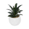 GloboStar® Artificial Garden SUCCULENT ALOE POTTED PLANT 20983 Διακοσμητικό Φυτό Αλόης Φ9 x Υ12cm
