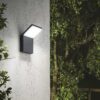 IDEAL LUX Επιτοίχιο Φωτιστικό STYLE LED 9W 3000K IP54 Γκρι Χρώματος – 322650