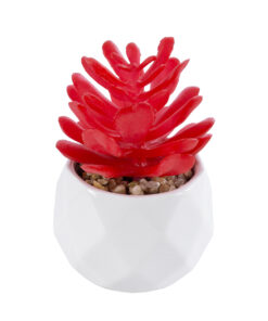 GloboStar® Artificial Garden SUCCULENT CRASSULA 20985 Διακοσμητικό Φυτό Παχύφυτο Κράσουλα Υ10cm