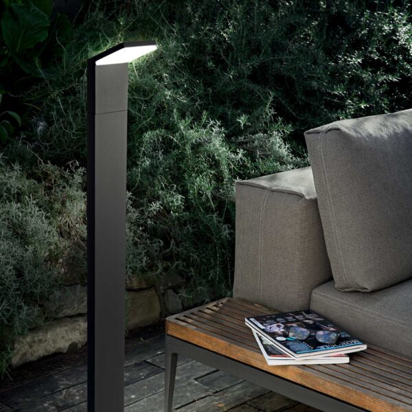 IDEAL LUX Φωτιστικό Κολωνάκι Κήπου STYLE LED 9W 3000K IP54 Λευκού Χρώματος – 318707