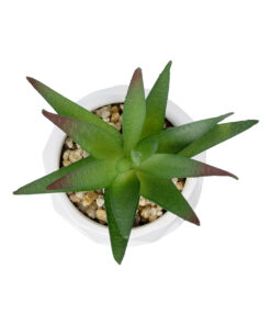 GloboStar® Artificial Garden SUCCULENT ALOE POTTED PLANT 20993 Διακοσμητικό Φυτό Αλόη Φ8 x Υ12cm