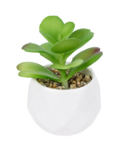 GloboStar® Artificial Garden SUCCULENT KALANCHOE POTTED PLANT 20995 Διακοσμητικό Φυτό Καλαχόη Φ8 x Υ10cm