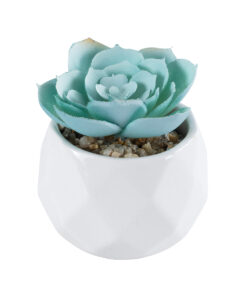 GloboStar® Artificial Garden SUCCULENT ECHEVERIA 20996 Διακοσμητικό Φυτό Παχύφυτο Εχεβέρια Υ7cm