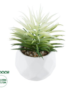 GloboStar® Artificial Garden SUCCULENT SENECIO 20997 Διακοσμητικό Φυτό Παχύφυτο Σενέκιο Υ12cm