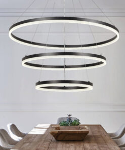 InLight Κρεμαστό φωτιστικό LED 100W 3CCT (by switch on base) 6095-A-Black