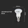LED Λάμπα E14 R39 3W V-TAC Samsung Chip Φυσικό Λευκό 4000K – 211