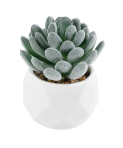 GloboStar® Artificial Garden SUCCULENT SEDEVERIA 21001 Διακοσμητικό Φυτό Παχύφυτο Σεντεβέρια Υ9.5cm