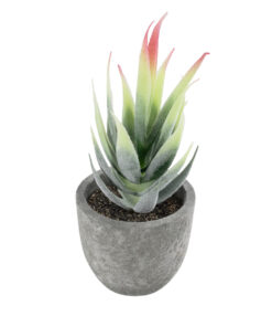 GloboStar® Artificial Garden SUCCULENT ALOE 21009 Διακοσμητικό Φυτό Παχύφυτο Αλόη Υ14cm