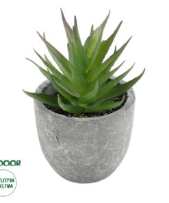 GloboStar® Artificial Garden SUCCULENT ALOE 21010 Διακοσμητικό Φυτό Παχύφυτο Αλόη Υ11cm