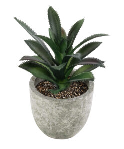 GloboStar® Artificial Garden SUCCULENT ALOE 21011 Διακοσμητικό Φυτό Παχύφυτο Αλόη Υ13cm
