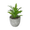 GloboStar® Artificial Garden SUCCULENT ALOE POTTED PLANT 21012 Διακοσμητικό Φυτό Αλόη  Φ9 x Υ13cm