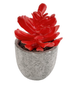 GloboStar® Artificial Garden SUCCULENT CRASSULA 21013 Διακοσμητικό Φυτό Παχύφυτο Κράσουλα Υ11.5cm