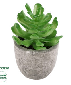 GloboStar® Artificial Garden SUCCULENT CRASSULA 21014 Διακοσμητικό Φυτό Παχύφυτο Κράσουλα Υ11.5cm