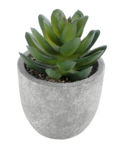 GloboStar® Artificial Garden SUCCULENT SEDEVERIA 21023 Διακοσμητικό Φυτό Παχύφυτο Σεντεβέρια Υ10cm