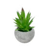GloboStar® Artificial Garden SUCCULENT ALOE POTTED PLANT 21037 Διακοσμητικό Φυτό Αλόη Φ10 x Υ15cm