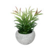 GloboStar® Artificial Garden SUCCULENT CRASSULA POTTED PLANT 21038 Διακοσμητικό Φυτό Κρασούλα  Φ10 x Υ17cm