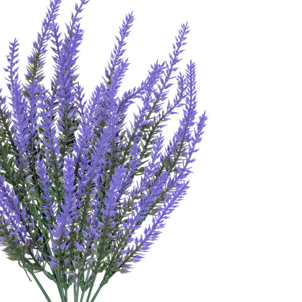GloboStar® Artificial Garden  LAVENDER BRANCH 21062 Διακοσμητικό Κλαδί Λεβάντας σετ 2 τεμάχια Φ15 x Υ30cm
