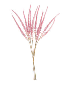 GloboStar® Artificial Garden PALE PINK SAGE BOUQUET 21090 Τεχνητό Διακοσμητικό Μπουκέτο Στάχι Απαλό Ροζ Y50cm