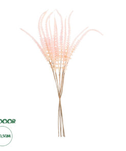 GloboStar® Artificial Garden PINK SAGE BOUQUET 21091 Τεχνητό Διακοσμητικό Μπουκέτο Στάχι Y50cm Ροζ