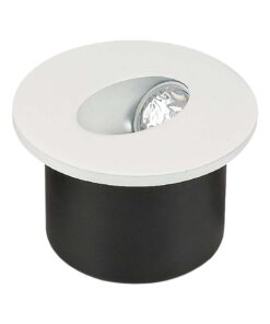 LED Spot Χωνευτό για Σκαλοπάτια 3W V-TAC Λευκό Στρογγυλό Χωνευτό Φυσικό 4000K – 211208