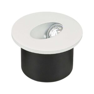LED Spot Χωνευτό για Σκαλοπάτια 3W V-TAC Λευκό Στρογγυλό Χωνευτό Φυσικό 4000K – 211208