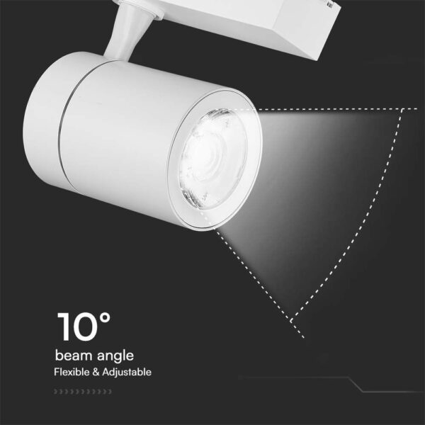 Φωτιστικό Ράγας LED COB 35W 3000K Λευκού Χρώματος V-TAC – 211255