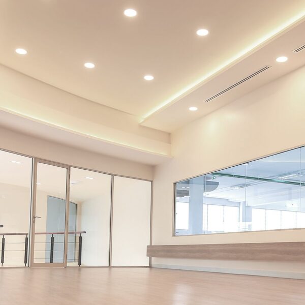 LED Φωτιστικό Οροφής COB  30W V-TAC Στρογγυλό Χωνευτό 3100lm Φυσικό  4000K – 211277