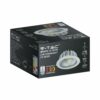 LED Φωτιστικό Οροφής COB  30W V-TAC Στρογγυλό Χωνευτό 3100lm Φυσικό  4000K – 211277