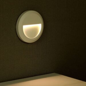 Επιτοίχιο Φωτιστικό LED για Σκαλοπάτια 2W V-TAC Λευκό Στρογγυλό Αδιάβροχο IP65 Φυσικό 4000K – 211314