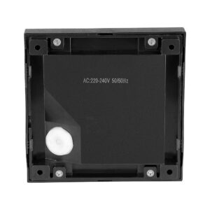 Επιτοίχιο Φωτιστικό LED για Σκαλοπάτια 2W V-TAC Μαύρο Τετράγωνο Αδιάβροχο IP65 Θερμό 3000K – 211323