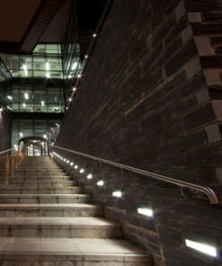 Επιτοίχιο Φωτιστικό LED για Σκαλοπάτια 3W V-TAC Γκρι Ορθογώνιο Αδιάβροχο IP65 Θερμό 3000K – 211331