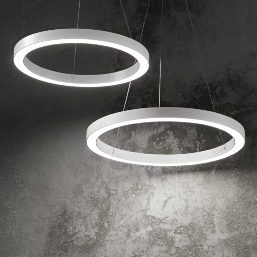IDEAL LUX Κρεμαστό Φωτιστικό ORACLE LED 28W 3000K Λευκού Χρώματος – 211404