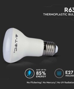 LED Λάμπα E27 Σποτ R63 8.5W V-TAC PRO Samsung Chip 120° 806lm Θερμό Λευκό 3000K – 21141