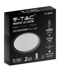Πλαφονιέρα LED Designer 30W/60W/30W Στρογγυλή Dimmable 3 σε 1 V-TAC – 2114551