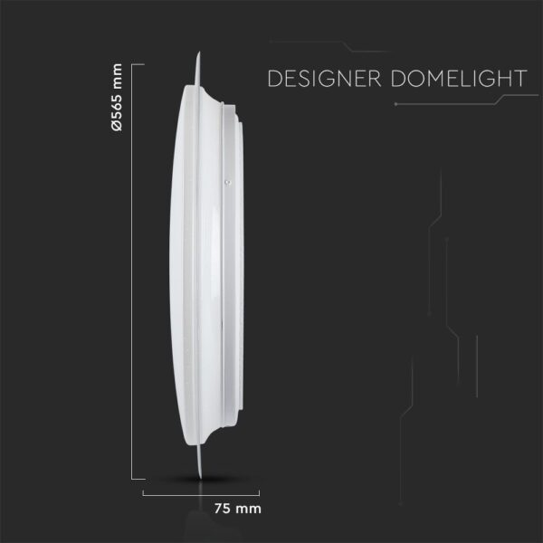 Πλαφονιέρα LED Designer 30W/60W/30W Στρογγυλή Dimmable 3 σε 1 V-TAC – 2114551