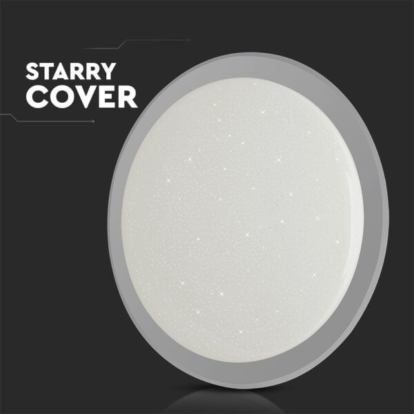 Πλαφονιέρα LED Designer 30W/60W/30W Στρογγυλή Dimmable 3 σε 1 V-TAC – 2114551