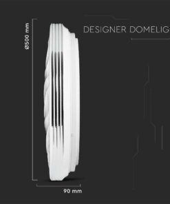 Πλαφονιέρα LED Designer 30W/60W/30W Στρογγυλή με κυματισμό Dimmable 3 σε 1 V-TAC – 2114611