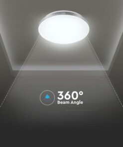 Πλαφονιέρα LED Designer 30W/60W/30W Στρογγυλή με κυματισμό Dimmable 3 σε 1 V-TAC – 2114611