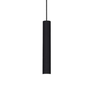 IDEAL LUX Κρεμαστό Φωτιστικό TUBE LED 9W 3000K Μαύρου Χρώματος – 211466