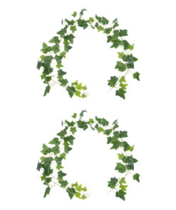 GloboStar® Artificial Garden ENGLISH IVY GARLAND 21146 Τεχνητή Διακοσμητική Αγγλική Γυρλάντα Φ20 x Υ200cm Σετ 2 τεμαχίων