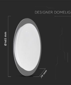 Πλαφονιέρα LED Designer 20W/40W/20W Στρογγυλή Dimmable 3 σε 1 V-TAC – 2114741