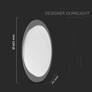 Πλαφονιέρα LED Designer 20W/40W/20W Στρογγυλή Dimmable 3 σε 1 V-TAC – 2114741