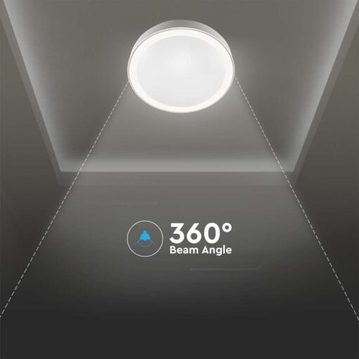 Πλαφονιέρα LED Designer 30W/60W/30W Στρογγυλή Dimmable 3 σε 1 V-TAC – 2114751